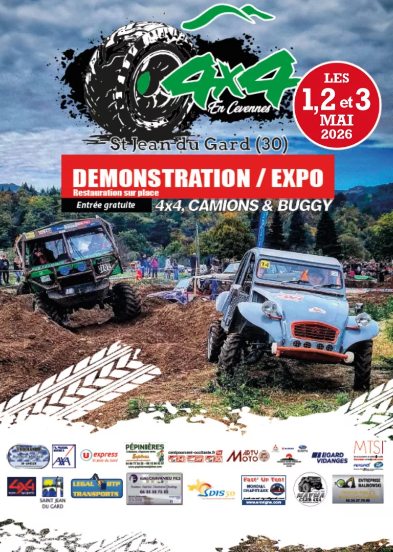 2601 affiches 4x4 cevennes mai 2026 768x1079
